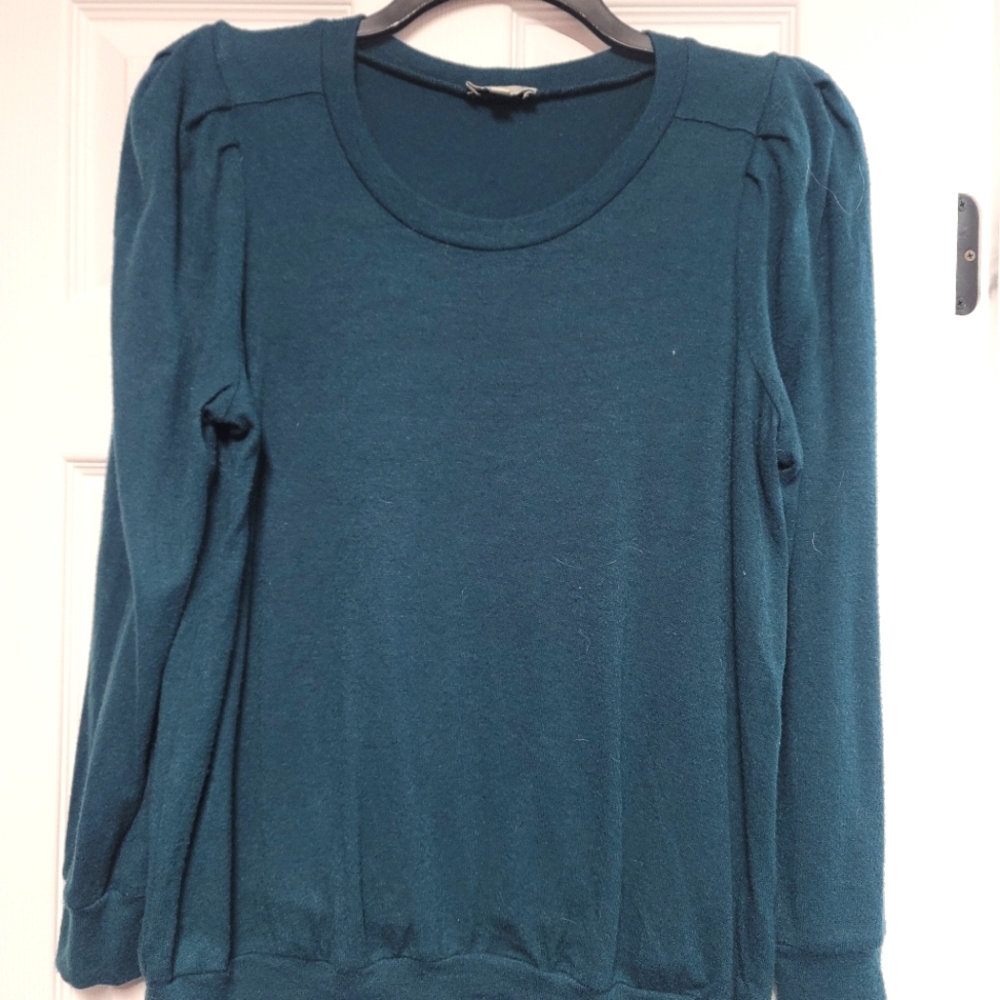 XL teal sweater, Chenault